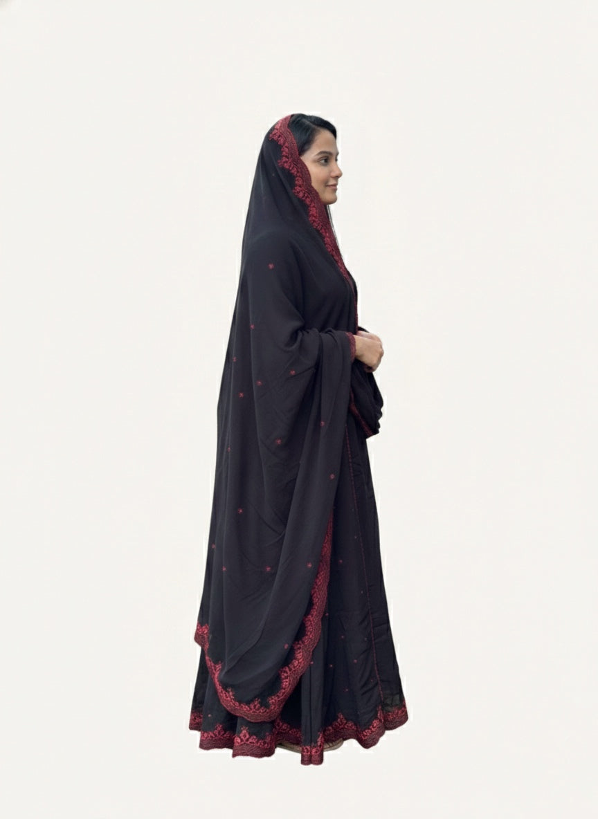Aline Salwar suit in Crushed Rayon fabric