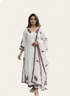 Mul chanderi salwar suit