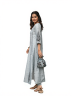Three panel slited salwar suit