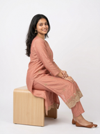 Mul chanderi salwar suit