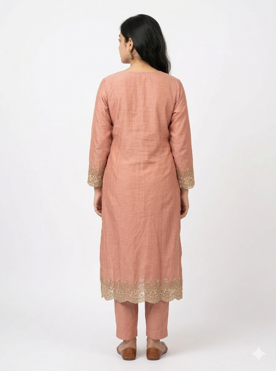 Mul chanderi salwar suit