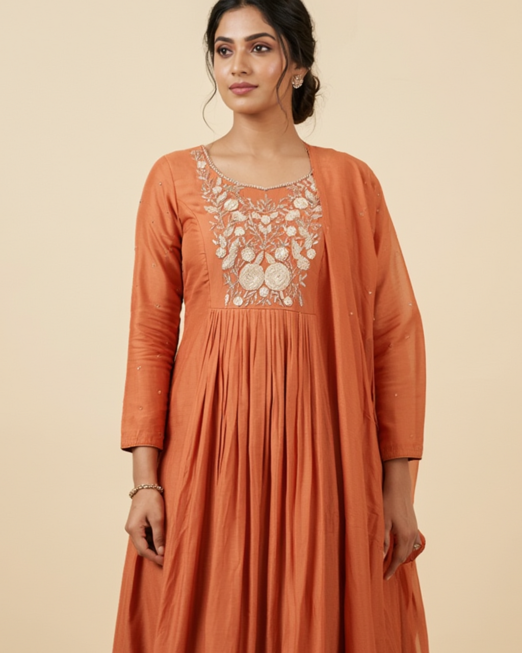Mul chanderi salwar suit